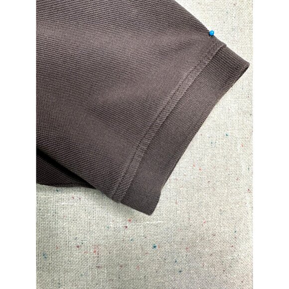 Izod USMC Marines Silk Wash Polo Shirt S/P 100% Cotton Brown Embroidery Military - Picture 8 of 9